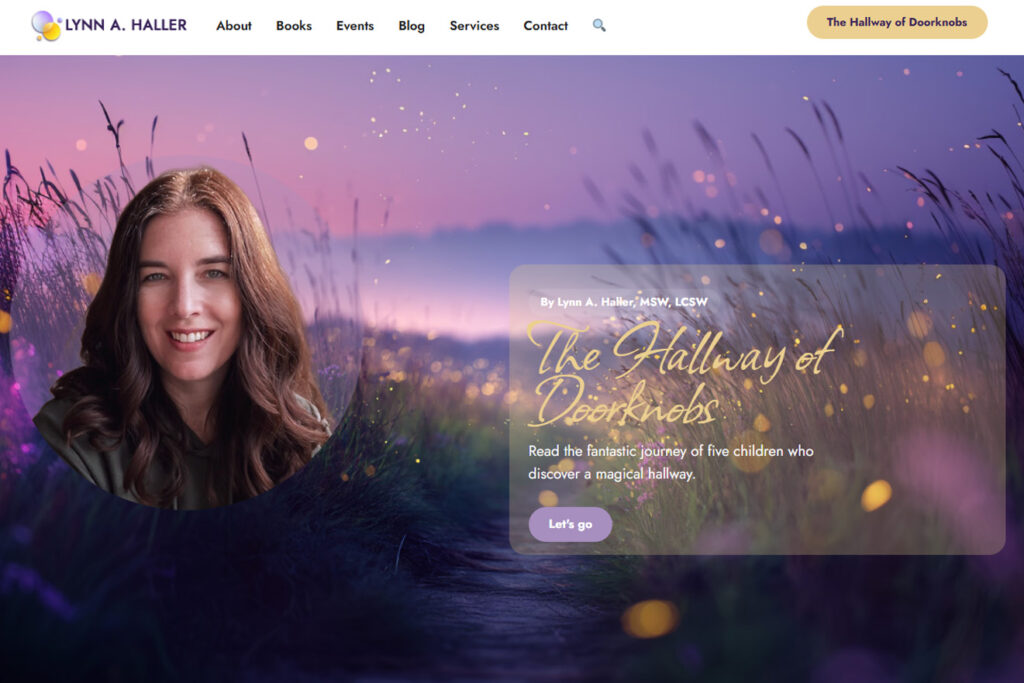 Lynn A. Haller website, created by Lingua Ink Media LLC