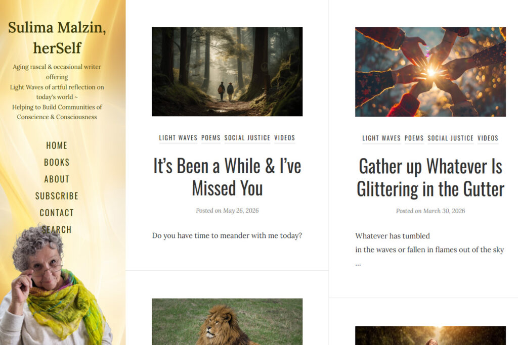 Sulima Malzin website, created by Lingua Ink Media LLC